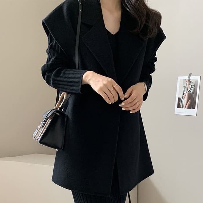 骨格ウェーブ服ウエストマークベストアウター