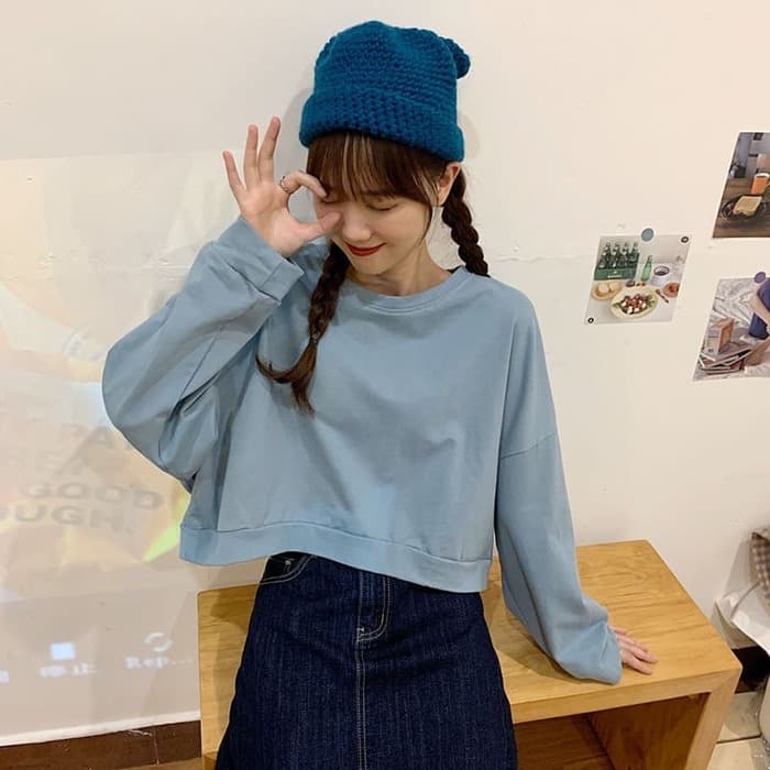 骨格ウェーブ服シンプルオーバーパーカートップス