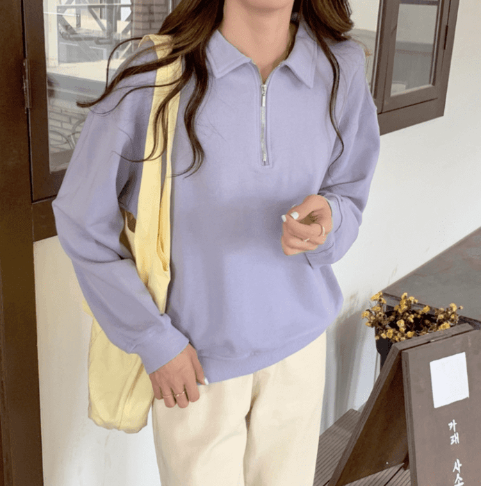 骨格ウェーブ服ジップパーカートップス