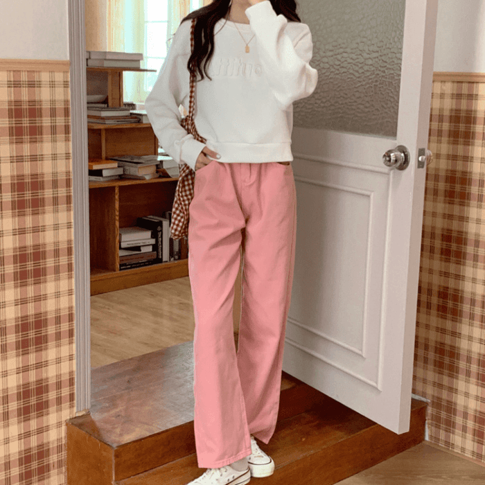 骨格ウェーブ服ロゴプルオーバーパーカートップス
