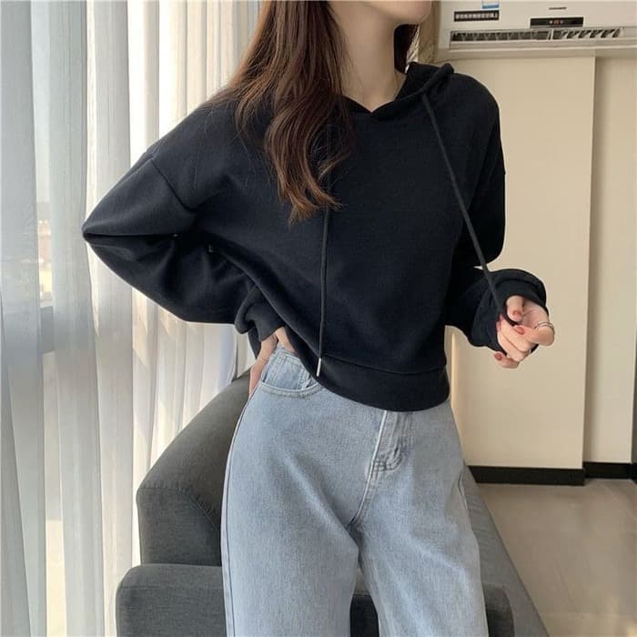 骨格ウェーブ服ベーシックプルオーバーパーカートップス