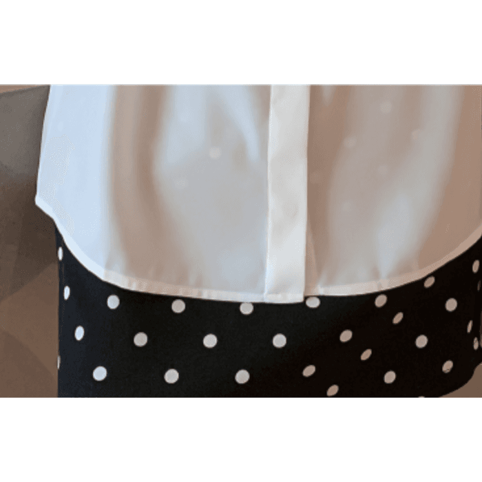 骨格ウェーブ服カラーボウタイブラウス
