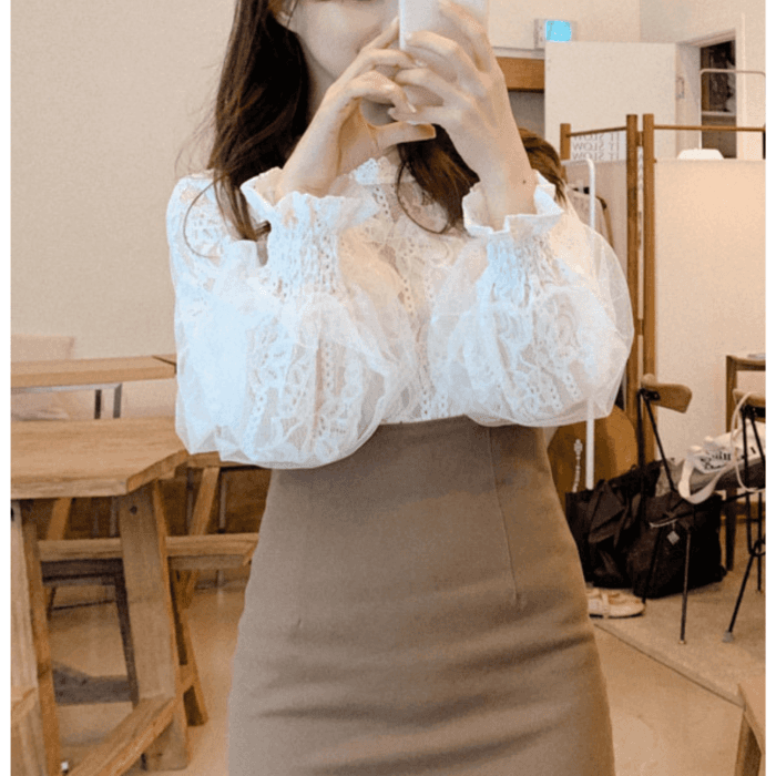 骨格ウェーブシアーレーストップス