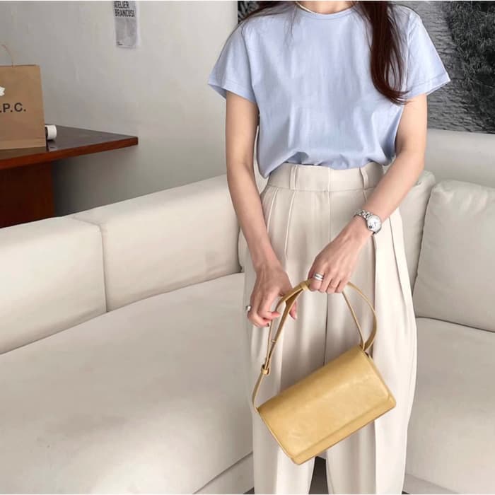 骨格ウェーブ服カラーワイドパンツ