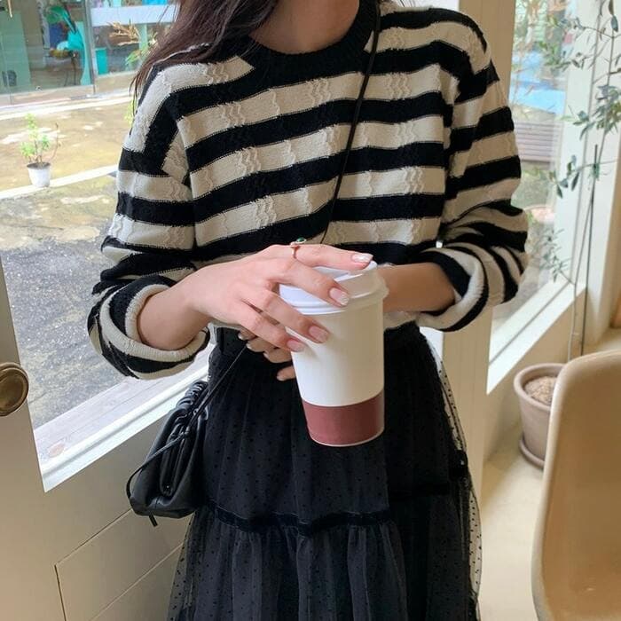 骨格ウェーブシアーティアードロングスカート
