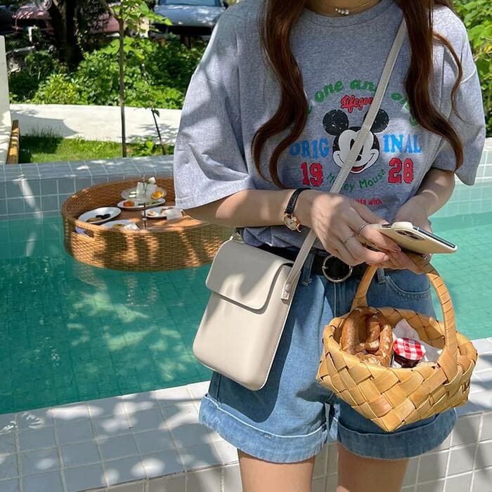 骨格ウェーブミニバックショルダー