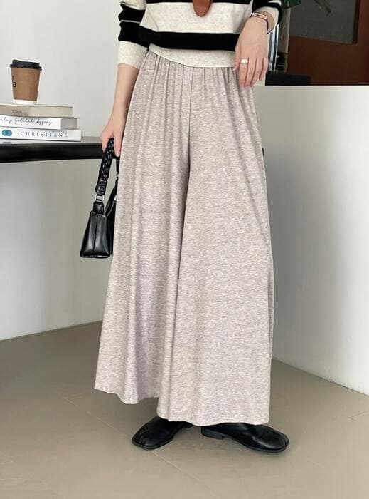 骨格ウェーブガウチョパンツ