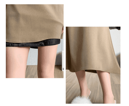 骨格ウェーブ服 ハイウエストマーメイドスカート