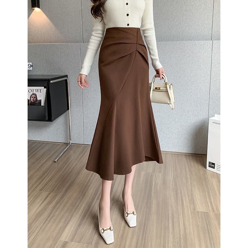 骨格ウェーブ服 ハイウエストマーメイドスカート