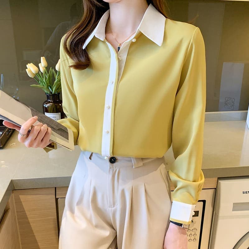 骨格ウェーブ服配色ブラウストップス