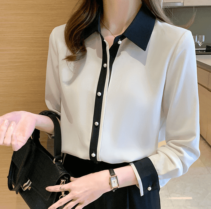 骨格ウェーブ服配色ブラウストップス