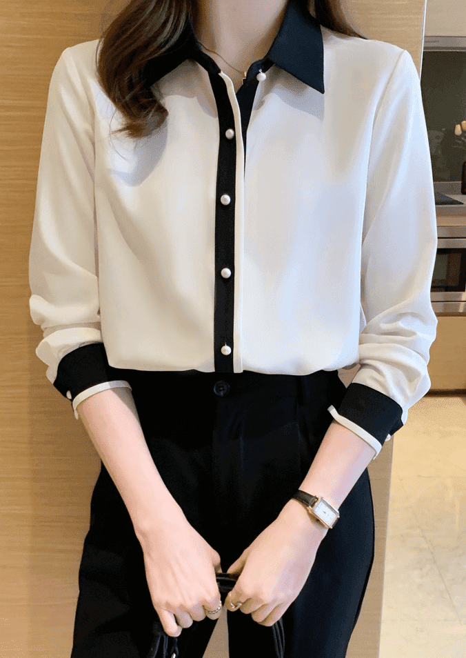 骨格ウェーブ服配色ブラウストップス