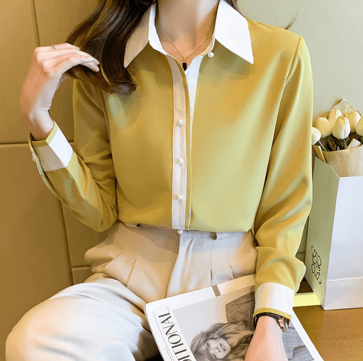 骨格ウェーブ服配色ブラウストップス