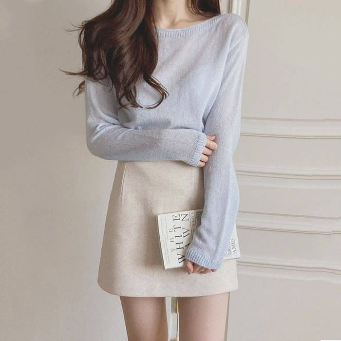 骨格ウェーブ服ハイウエストミニスカート