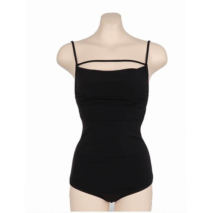 骨格ウェーブ服バックオープンワンピース水着
